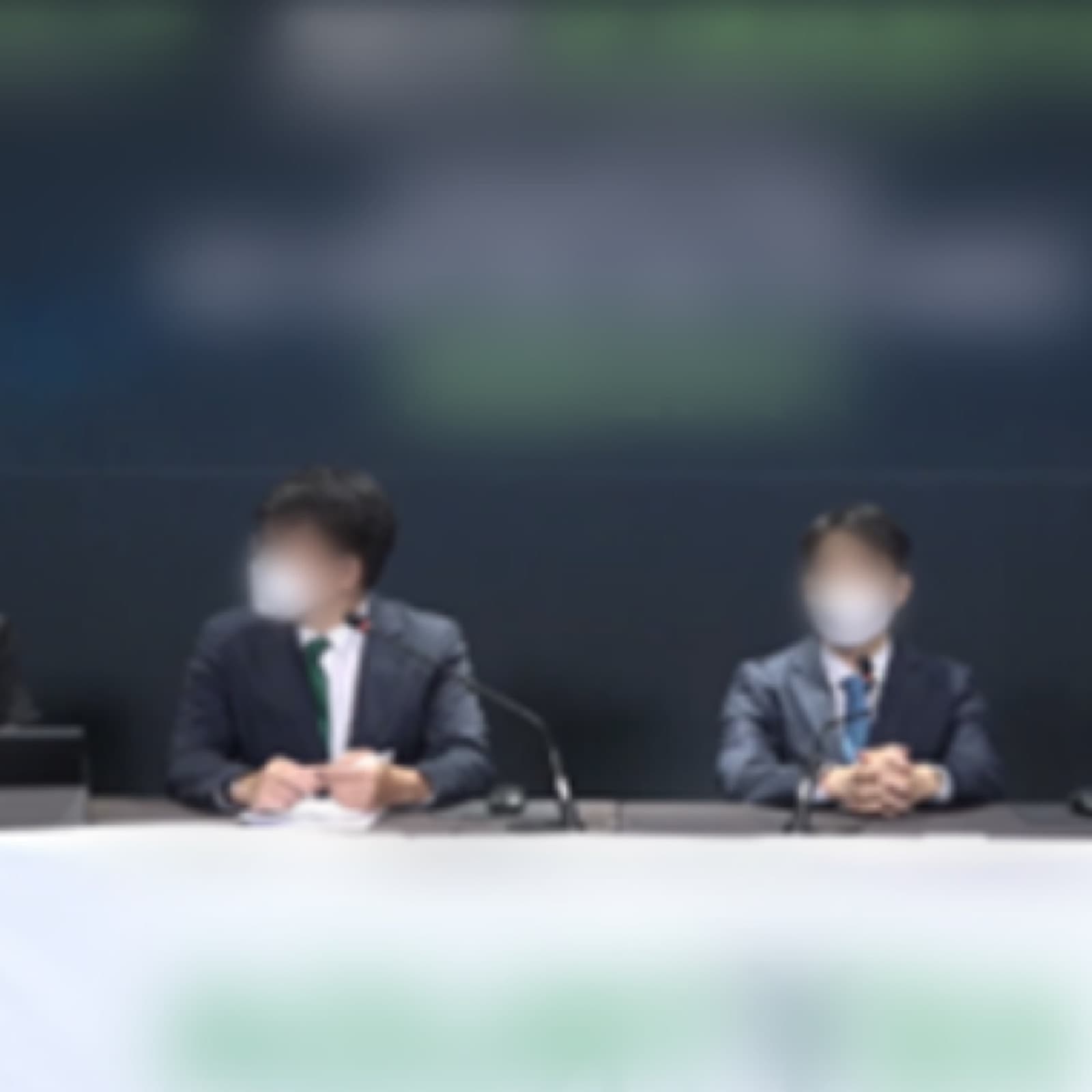 글로벌 제약사 하이브리드 기자간담회 현장 운영